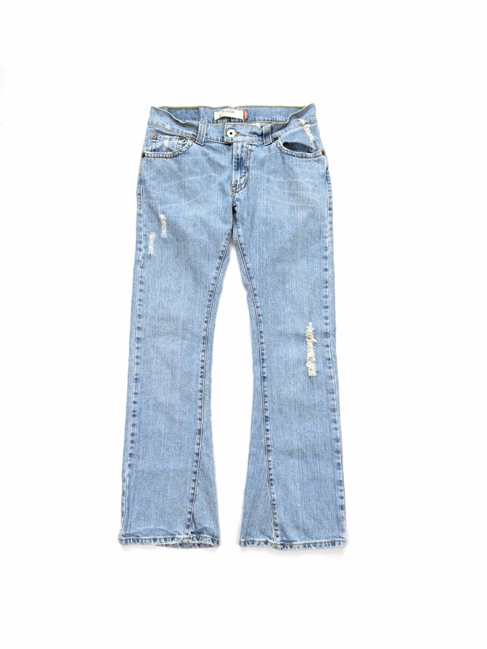 VTG Levis 504 Slouch Flare Bootcut Jeans Women’s 11 M (32/31) Twisted Leg Y2K